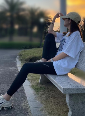 珂宣尼星空裤鲨鱼闪电裤 keexuennl蜜桃臀瑜伽健身运动外穿裤女