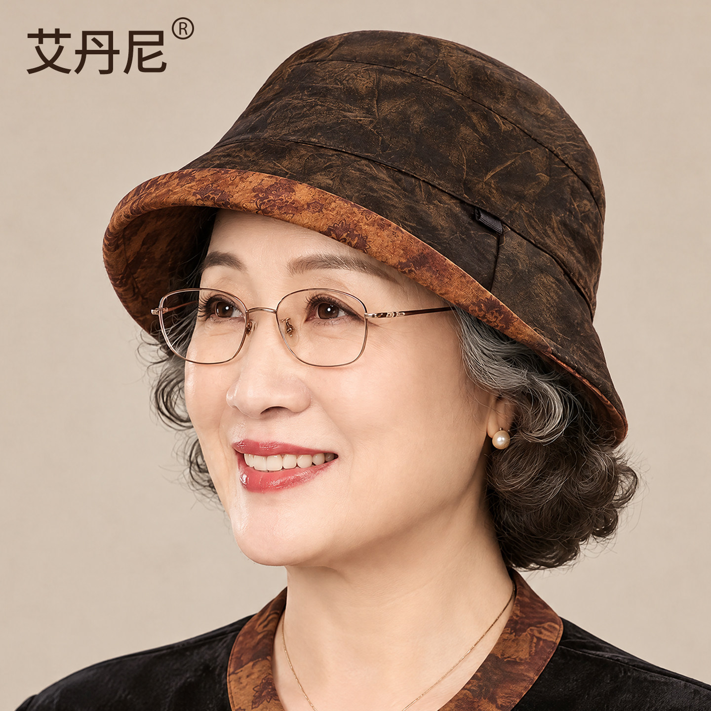 老年人帽子女渔夫帽女款2026新款时尚洋气盆帽休闲中老年女帽薄
