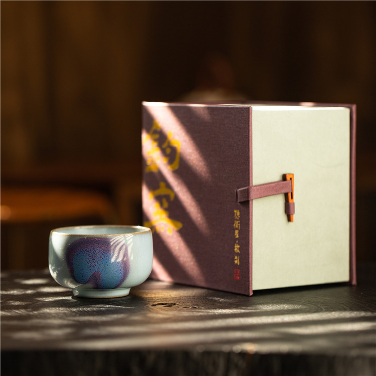 【土人斋】龙泉青瓷陈卫星 钧窑主人杯功夫茶杯 禅定杯 新品上市
