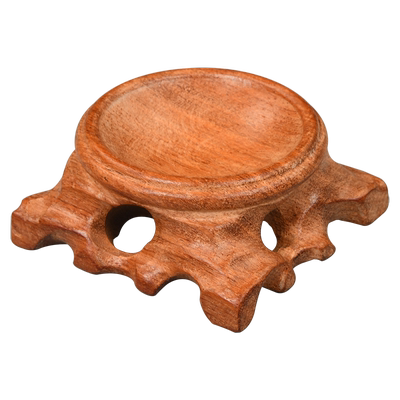 木雕葫芦核桃根雕托架蛋雕球形