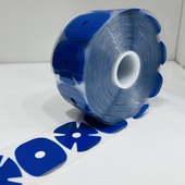 眼镜镜片专用加工蓝色防滑贴通用型双面贴防滑贴纸高粘性防跑轴