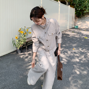 26春 新款 休闲夹克外套阔腿裤套装 2B233-9825-P185 298图片