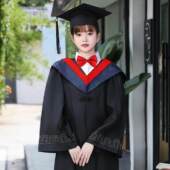 学士服大学生文理科医科通用定制校徽班级拍照毕业典礼礼服硕士服