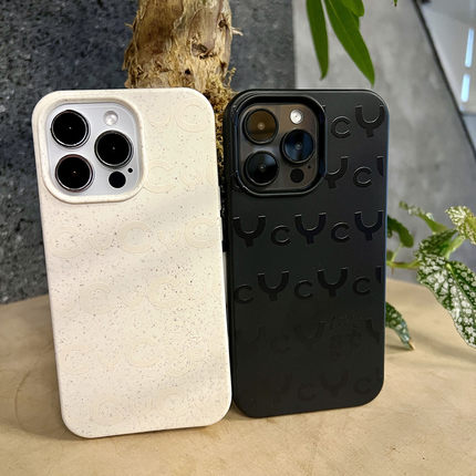 520低调情侣姓氏字母定制手机壳2025年新款适用iphone16promax苹果保护套17pro手机壳16/15/14/13降解高级感