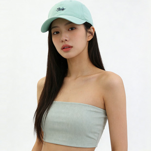 字母刺绣软顶棒球帽百搭男女情侣户外休闲遮阳帽鸭舌帽 高品质韩版