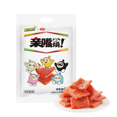 卫龙辣条亲嘴烧休闲零食480g*1盒