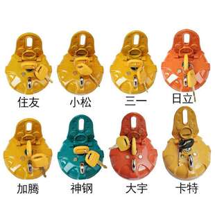挖机油箱盖卡特小松日立神钢斗山现代三一住友柴油箱盖专用防盗锁