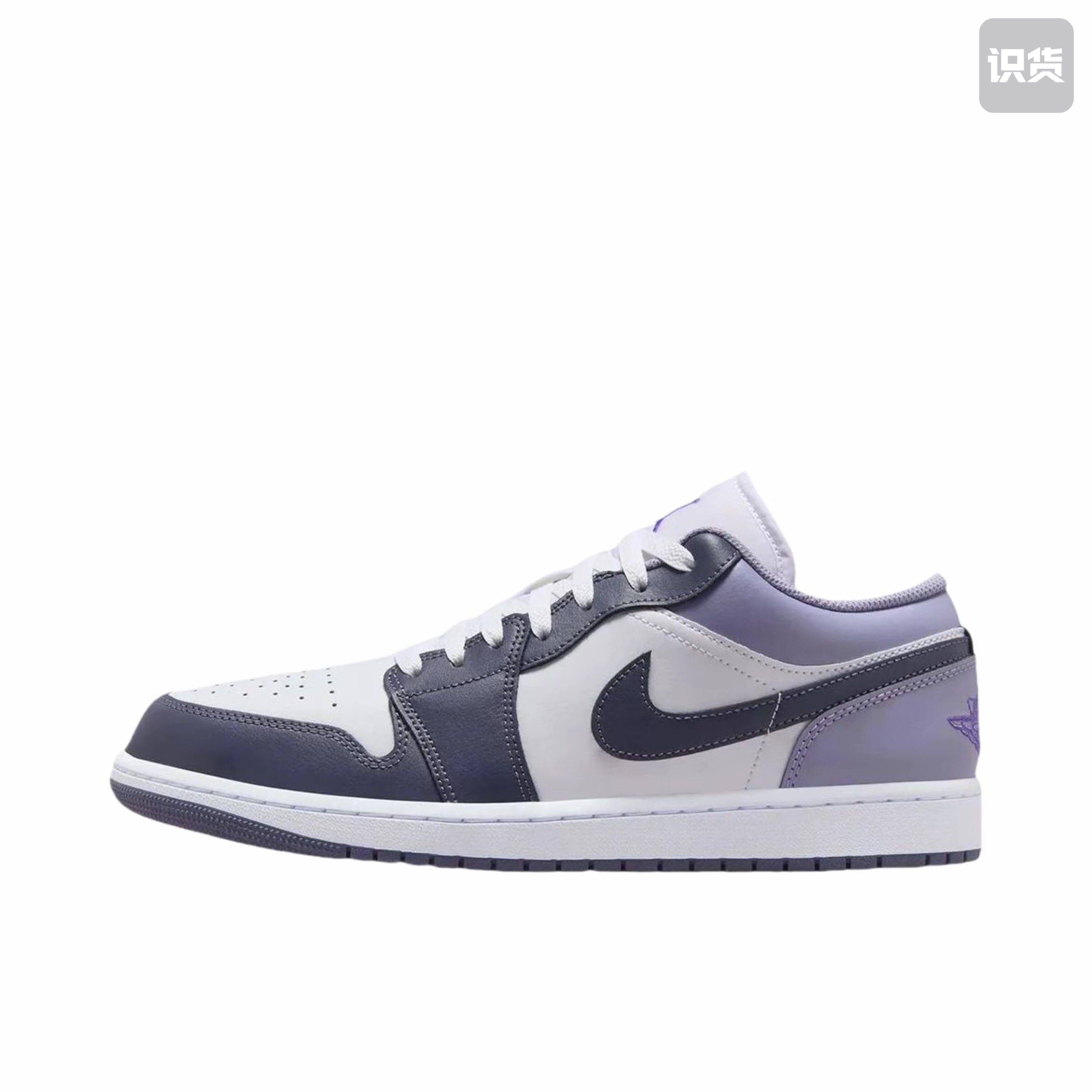Air Jordan 1 Low AJ1白绿紫低帮男女运动板鞋553558-145湖南NK仓