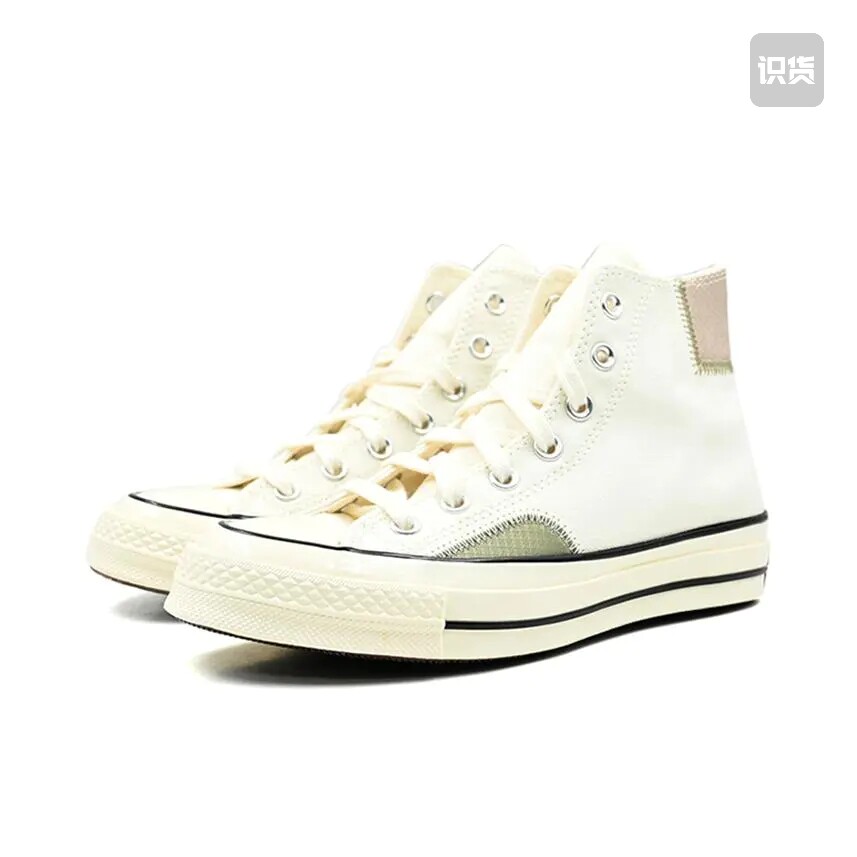 Converse/匡威 1970s 经典白色拼接帆布鞋  170128c 成都tq仓