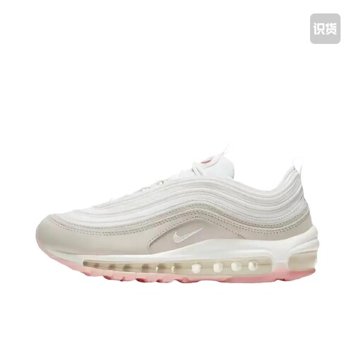 Nike Air Max 97 跑鞋 气垫减震 浅卡其/粉色CT1904-100山东ls仓