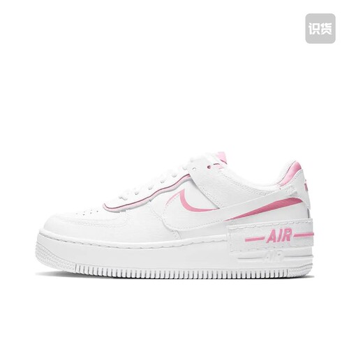 Nike Air Force 1 空军一号 板鞋 Shadow/白粉CI0919-102山东ls仓