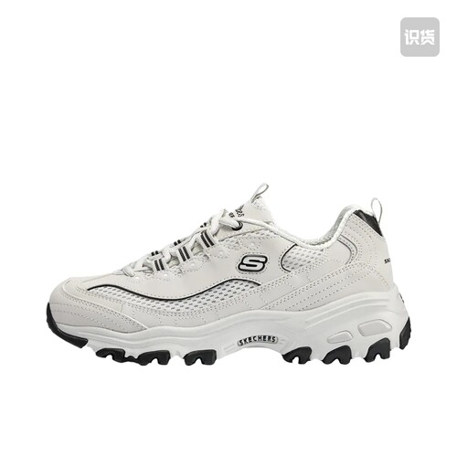 Skechers/斯凯奇 D'Lites 1.0 奶茶熊 浅灰色896193-LTGY山东ls仓