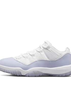 Jordan Air Jordan 11 篮球鞋 低帮/白色/紫色AH7860-101山东ls仓