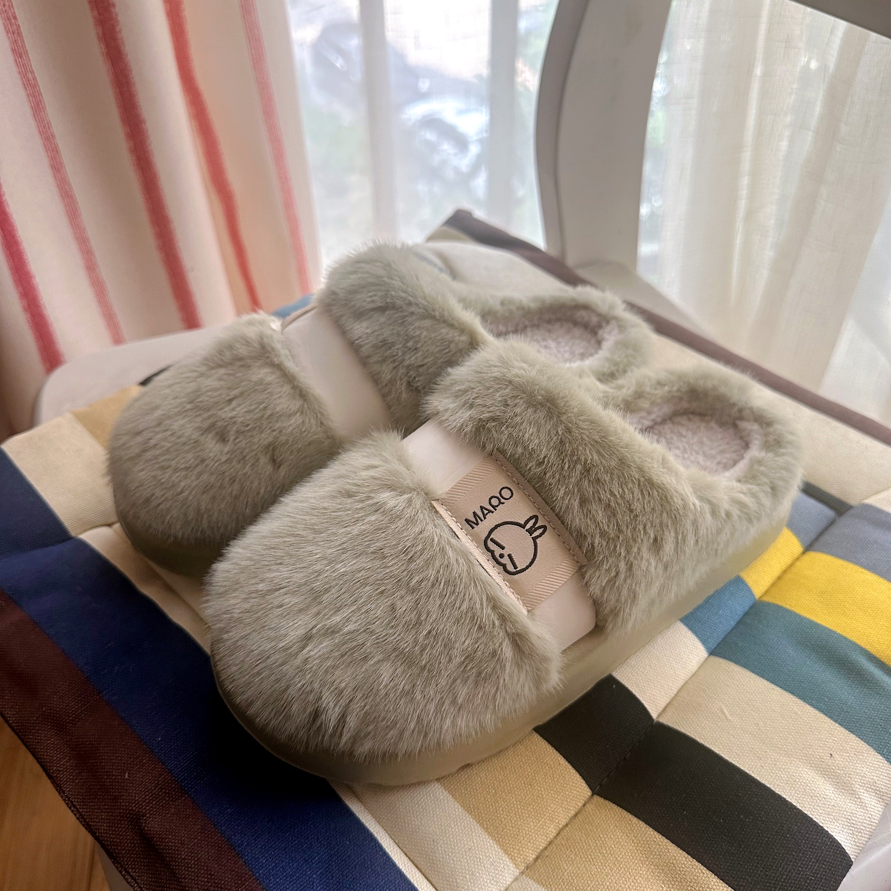 流氓兔棉拖鞋男女冬季家居室内无声静音厚底家用保暖防滑待客棉拖,居家布艺,居家棉拖/棉鞋,淘宝优惠券,粉丝福利购,淘宝优惠卷