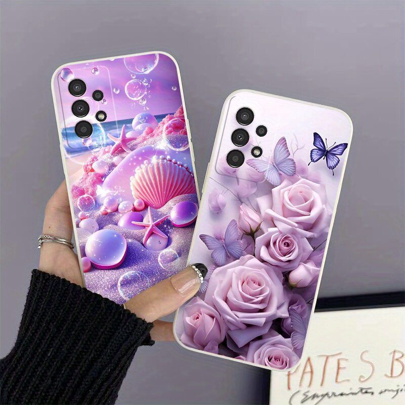 SamsungS26ultra适用25plus三星S24FE手机壳23+贝壳22加21u蝴蝶A56花55女54男case电话20漂亮15苹果17外16软i