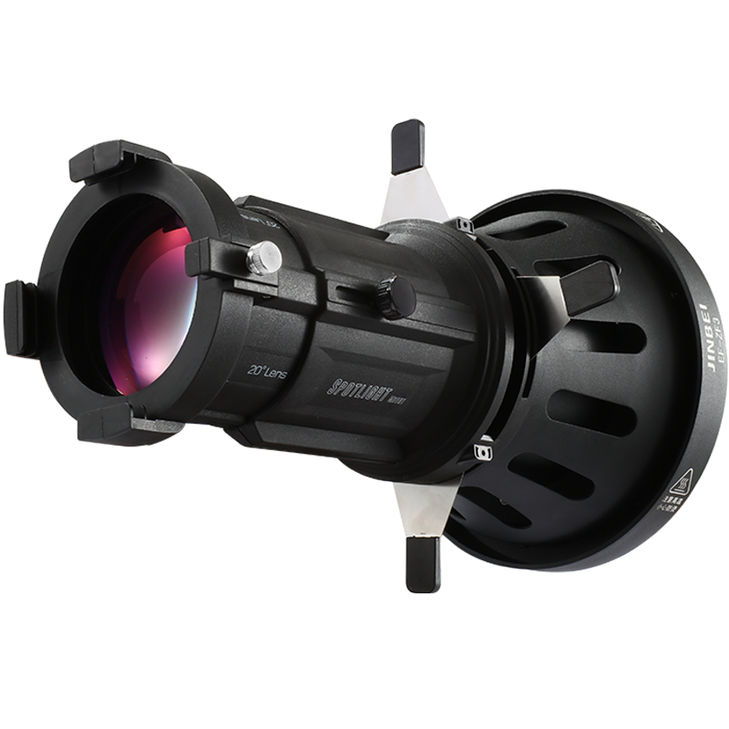 金贝EF-ZF1/ZF2/ZF3调焦成像聚光筒20°/36°/40°镜头艺术造型插片菲涅尔束光筒创意拍摄聚光罩摄影光影附件