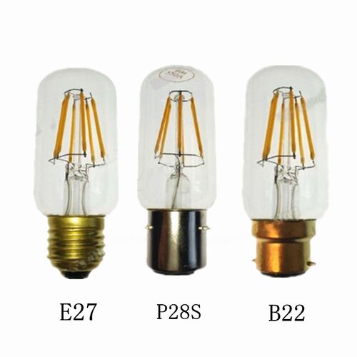航海LED船用航行灯泡管状耐震灯泡P28S 24V220V6W螺口B22卡口灯泡