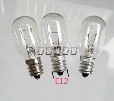 E12机床指示灯6V24V30V110V220V5W10W15W小螺口灯泡低压照明暖光 - 实物图