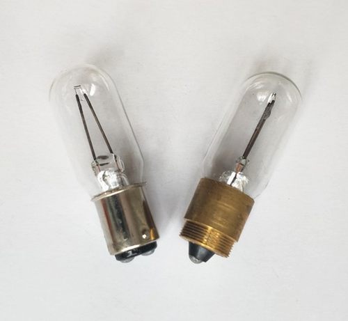 向阳灯泡显微镜灯泡6V15W30W大螺口灯泡卡口灯泡管状灯泡铜头B15