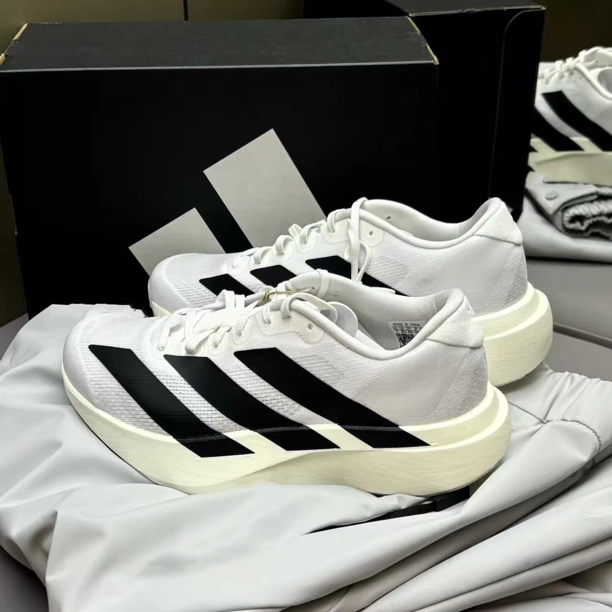 2025夏季新男女款透气Adizero Evo SL马拉松竞速运动鞋休闲跑步鞋