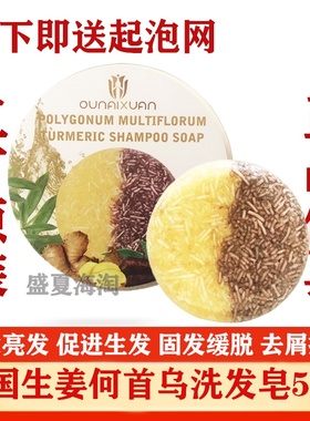 德国DILI SIBERIA何首乌生姜洗发皂去屑控油清洁深入修复发根舒爽