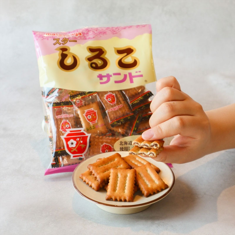 日本进口松永Matsunaga饼干黄油味/豆沙味/红豆苹果味饼干