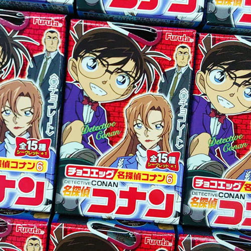 第六弹】日本进口富路达Furuta巧克力奇趣蛋名侦探柯南随机盲盒