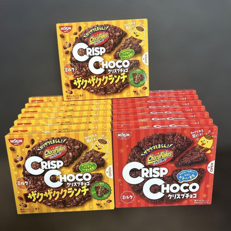 日本进口日清Nissin燕麦碎片饼干巧克力味玉米片麦脆休闲零食盒装