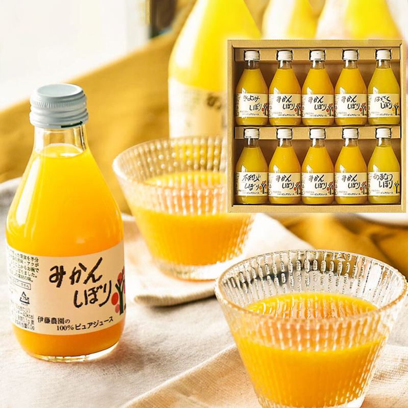 日本进口伊藤农园橘子汁100%鲜榨