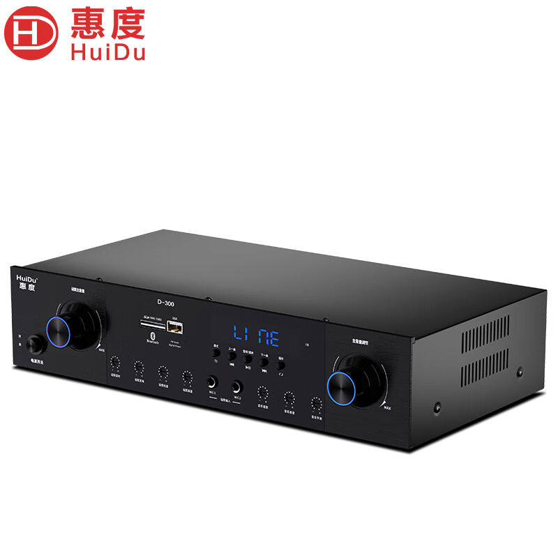 惠度（HuiDu）家庭KTV功放机无线蓝牙大功率无损HIFI高保真定阻功属于什么档次？