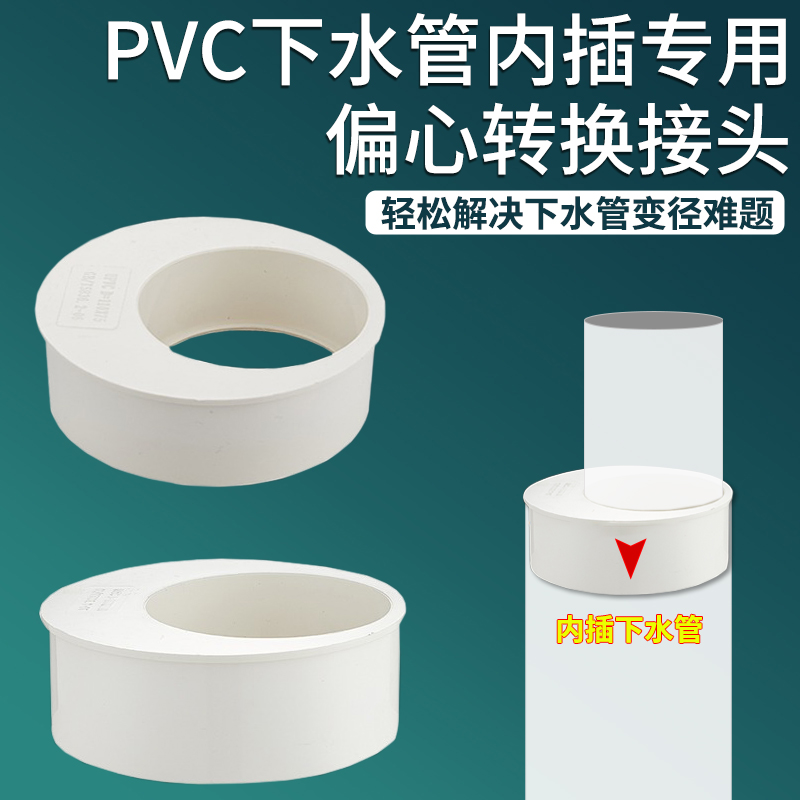 PVC内插偏心补芯插管件补芯