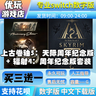 上古卷轴5辐射4周年纪念版套装switch 买三送一 switch游戏数字版