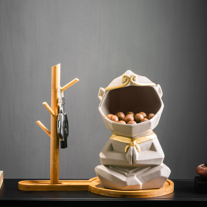 齐天大圣孙悟空家具装修茶几室内装饰品客厅玄关钥匙收纳创意摆件