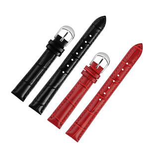 适配原厂卡西欧小方表LTP-V00r7/004小红表LTP-1208女士牛皮真皮