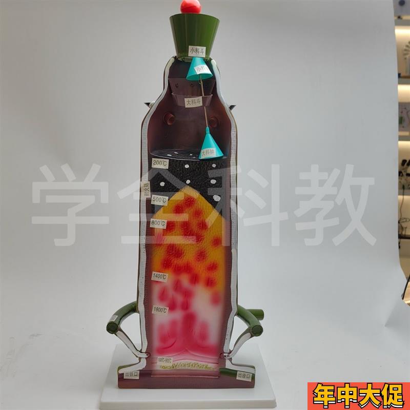 炼铁高炉模型J32001模具模型教学仪器教具化学炼制金属矿物学校
