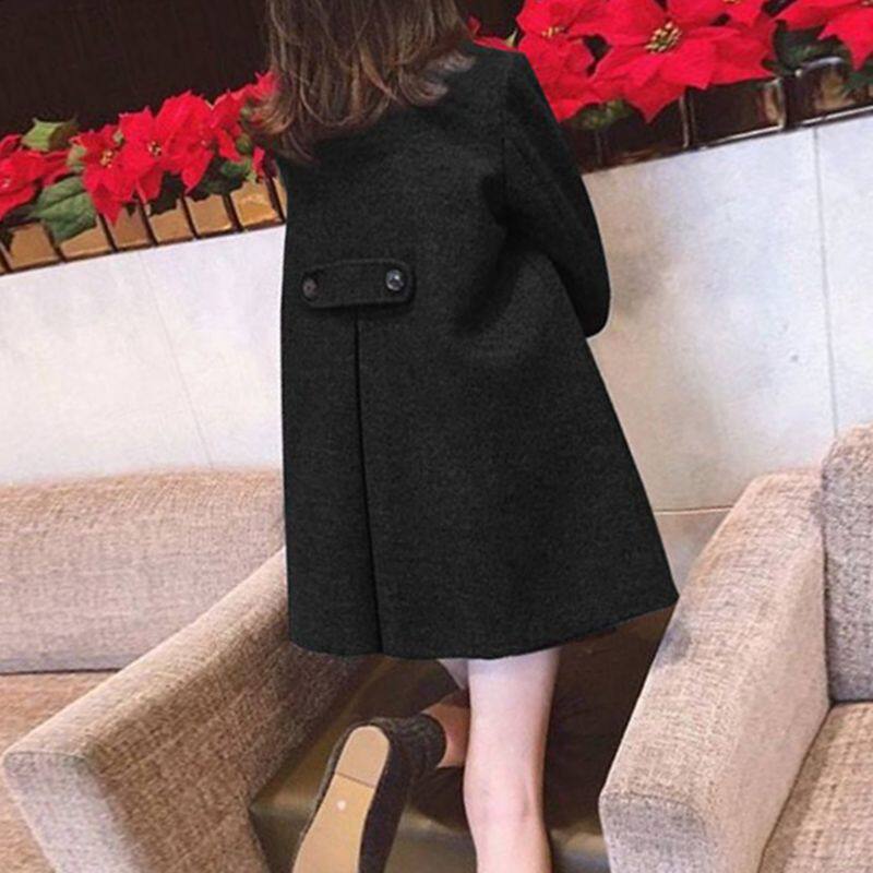 Big size dress 2019 Autumn and winter new pattern Fur coat Fat sister have cash less than that is registered in the accounts black Little NH overcoatin the Women's clothing/Boutique , Large size women  category - from Buy2taobao.com to provide professional Taobao agent buy service