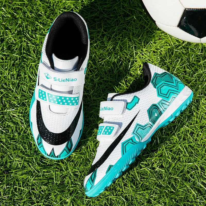 中小学生儿童足球鞋免系带男童猎L鹰TF碎钉魔术贴训练鞋,运动鞋new,足球鞋,淘宝优惠券,粉丝福利购,淘宝优惠卷