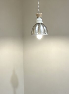 日式复古卧室床头创意原木北欧风格小吊灯客厅餐厅饭厅装饰