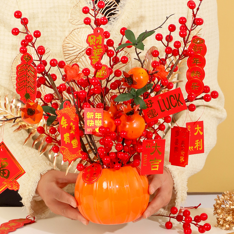 16年老品牌-高品质-南瓜福桶摆件