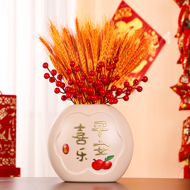 16年老品牌-高品质-红果麦穗摆件