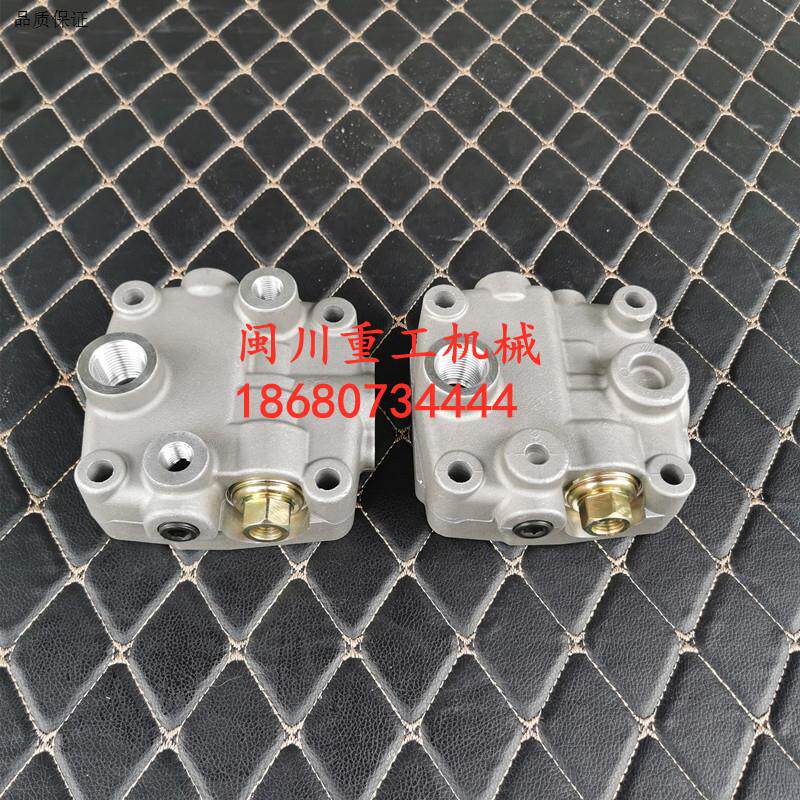 适配五十铃泵浦车51Q/6WF1引擎打气泵缸盖空压y机缸盖上盖修理包