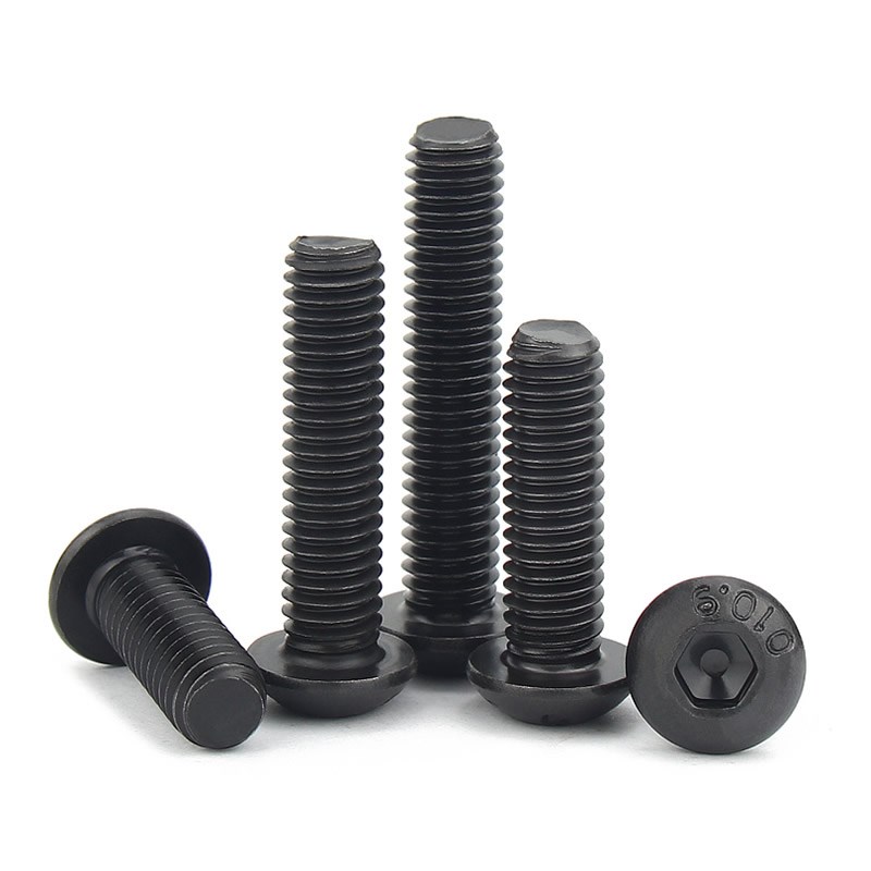 10.9级圆杯半圆头蘑菇头内六角螺丝M12*16/20/30/4R0/50/60/100