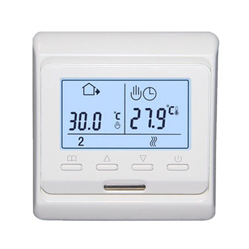 水电地暖温控器开关汗蒸房电热板智能采暖可调温度控制器恒温面板