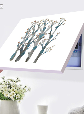 电表箱装饰画免打孔配电箱弱电闸盒子遮挡壁画总开关北欧客厅挂画