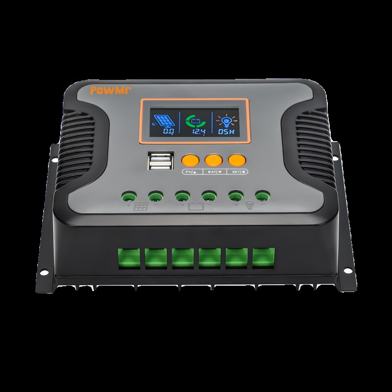 升级 PWM的太阳能控制器30A/60A/80A 12V-48V锂电池光伏控制器