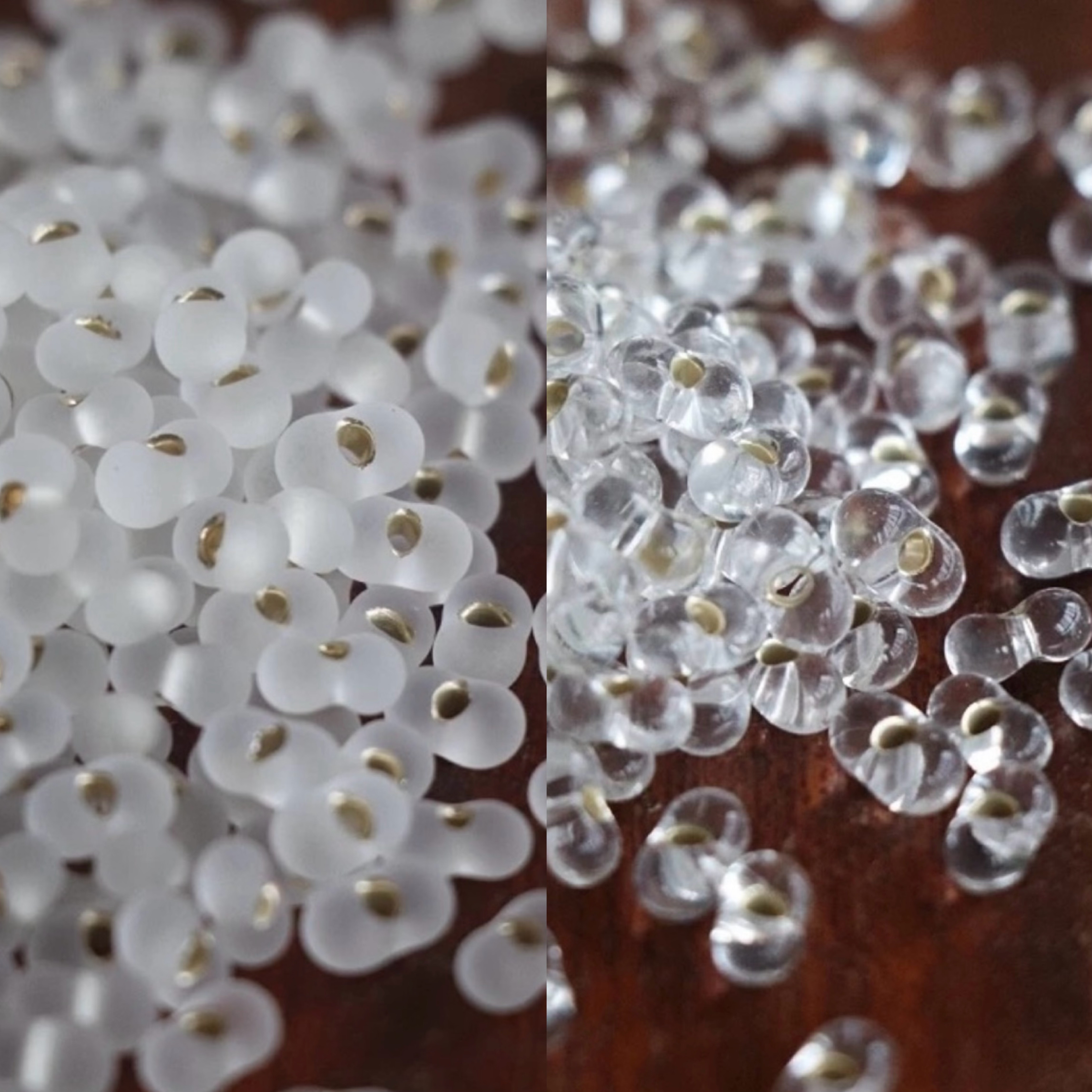 5克装 MGB进口2*4mm灌银花生珠手工DIY串珠手链项链耳环材配件 - 实物图