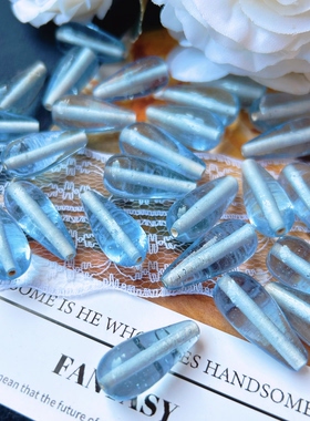 尼泊尔进口长水滴珠约11*24mm手工串珠手链项链耳环材料配件散珠