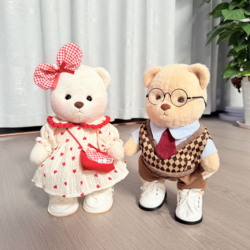 丽娜熊衣服30cm中号毛衣裙子娃衣