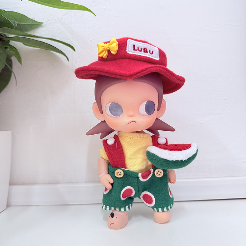 嘎子姐20cm娃衣可爱背带裤换装女