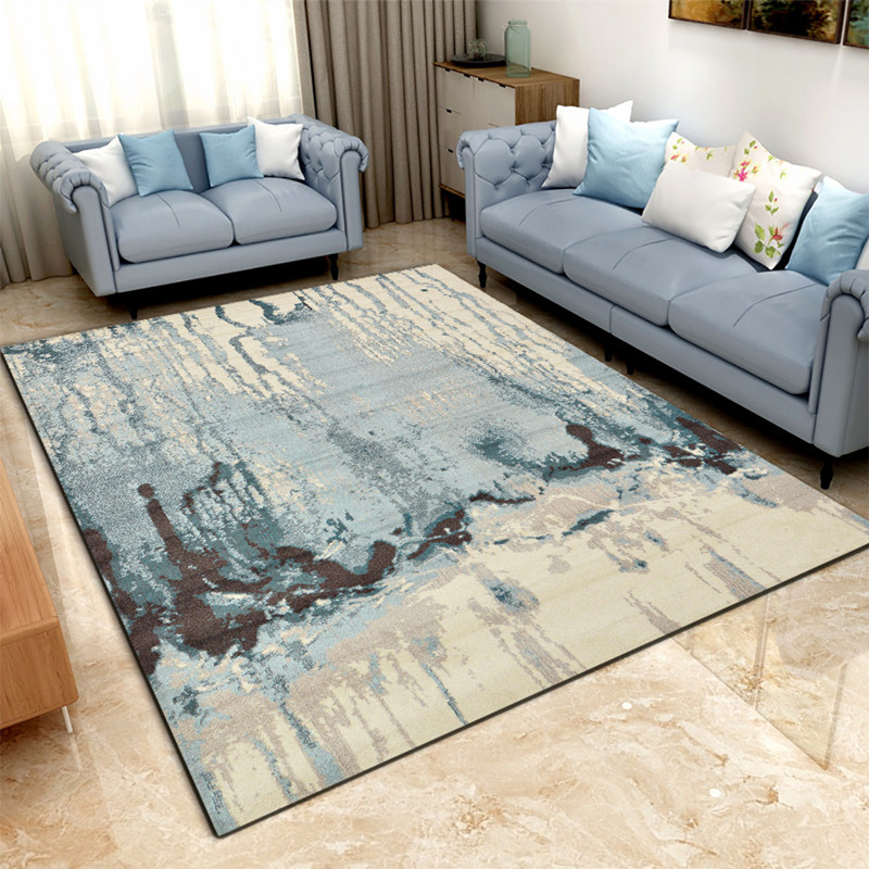 a living room Geometry originality blue carpet Northern Europe carpet a living room sofa Coffee table mat modern Simplicity bedroom Bedsidein the Home Fabric , Carpet  category - from Buy2taobao.com to provide professional Taobao agent buy service